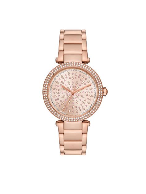 michael kors orologio rosa|michael kors parker rose watch.